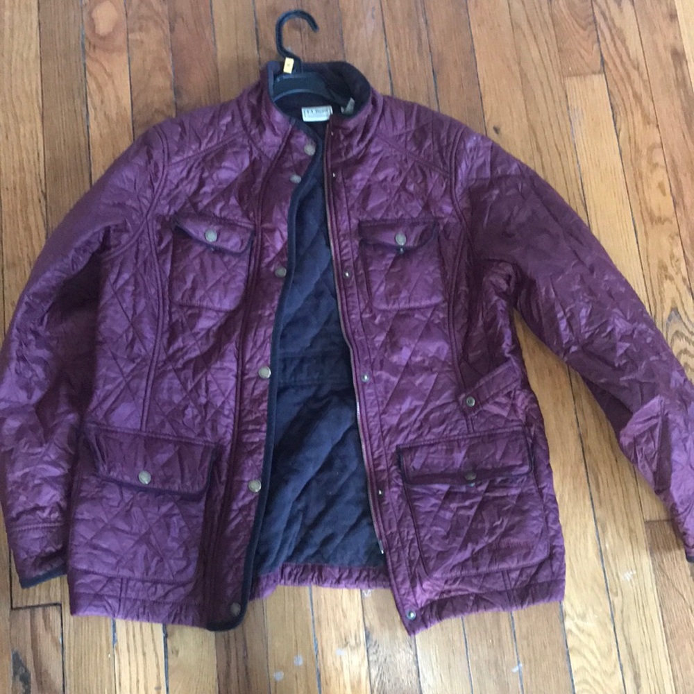 Burgundy L.L.Bean jacket